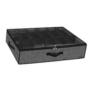 Genérico - Organizador De Zapatos Debajo De La Cama, Caja Contenedora De Zapatos Plegable Para Dormitorio, Hogar, Dormitorio