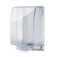 Bothyi - Cubierta De Toma De Corriente Resistente A La Intemperie, Cubierta De Toma De Corriente Eléctrica Para Jardín, Baño Interior, Transparente