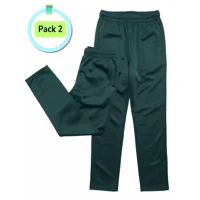 Genérico - Pack 2 Pantalones Buzo Fantasia Niño Niña Escolar Azul / Verde