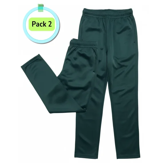 Pack 2 Pantalones Buzo Fantasia Niño Niña Escolar Azul / Verde