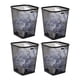 thumbnail image 1 of Trash Can Mind Reader Mesh Square, 9,75 de largo x 9,75 de ancho x 12,25 de alto, negro, 1 of 7