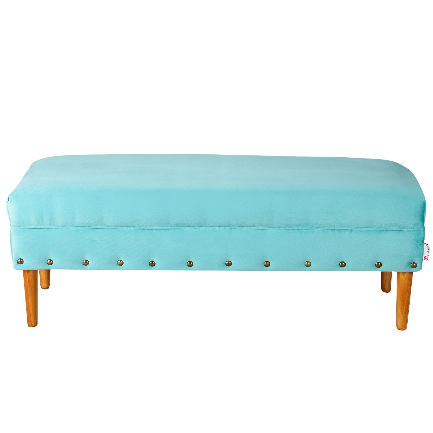 Bodevir - Banqueta Provenza Tachas 2c Felpa 04 Turquesa