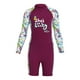 thumbnail image 3 of Traje De Baño Para Niños Traje De Neopreno Protección Solar Traje De Baño Para Niñas Para Nadar Al Aire Libre Violeta Grande, 3 of 5