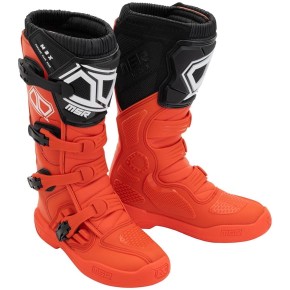 Botas MSR M3X talla 12 naranja para motocross