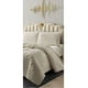 thumbnail image 3 of Cubrecama Quilt Con Diseño Hoja Relieve 2 Plazas Beige, 3 of 3