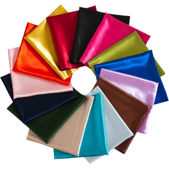 Tela Satinada QJ Fabric Co. 15 Piezas 25 x 20 cm Precortada