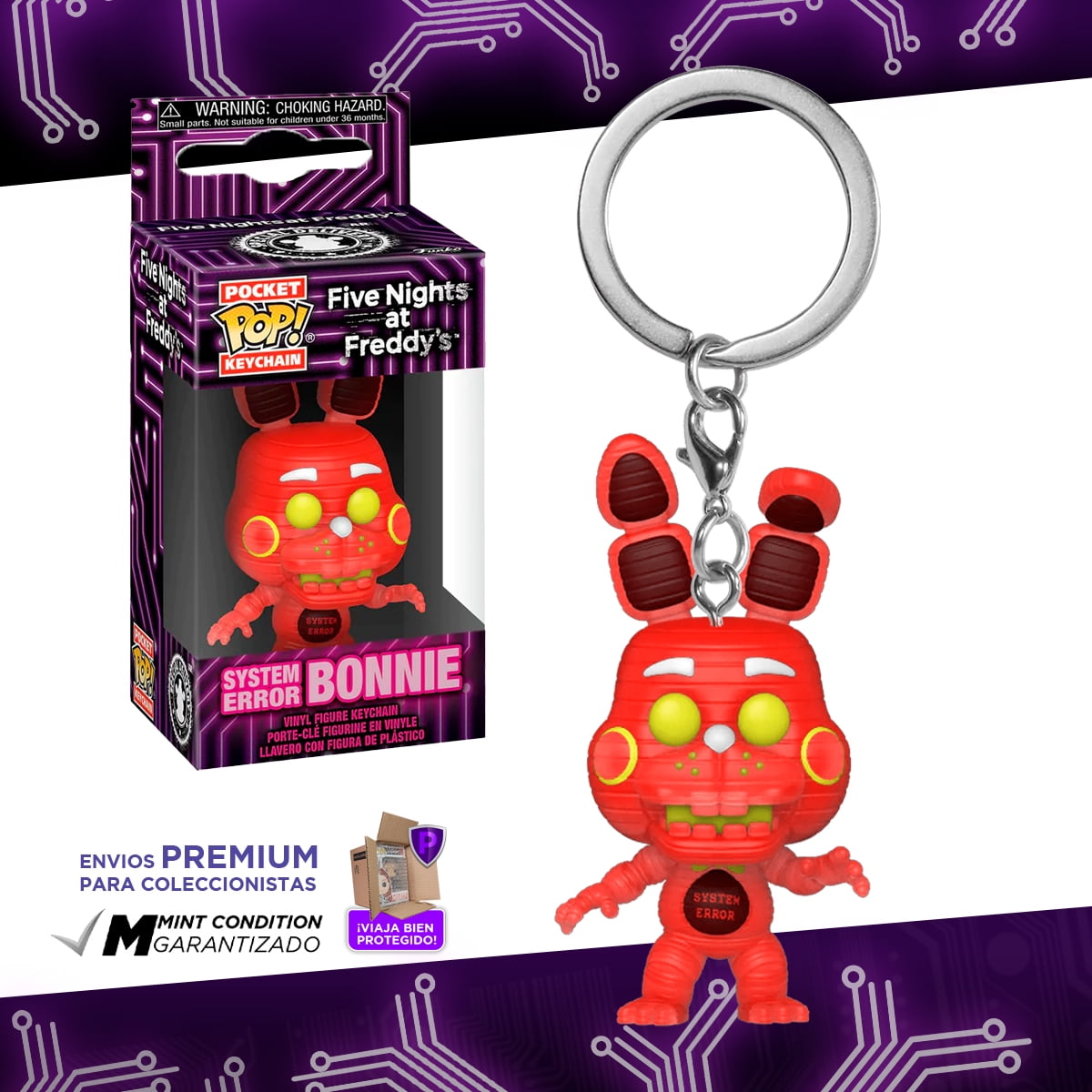 Llavero Funko Pop Bonnie Systemerror Five Nights At Freddys