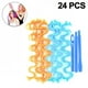 thumbnail image 1 of Juego de 24 rulos para el cabello sin calor para mujer, rizadores mágicos para el cabello, para dormir, con ondas de agua, 1 of 8