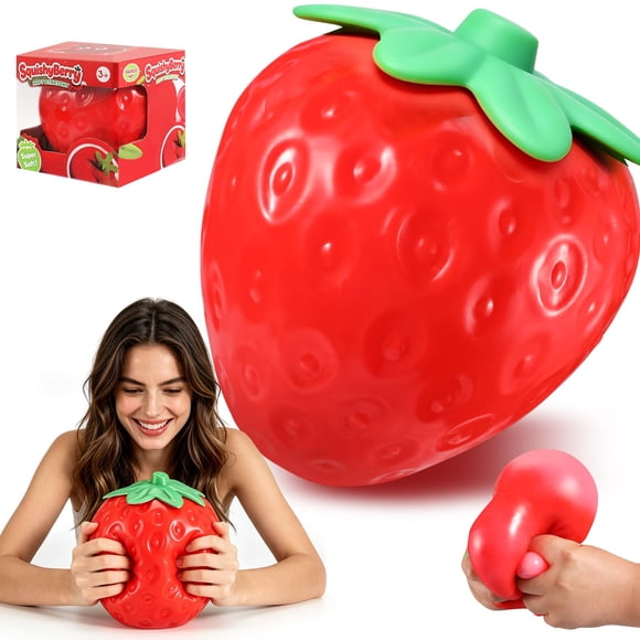 Juguete Antiestrés KHXAIMJ 15 cm Fresa de Ascenso Lento
