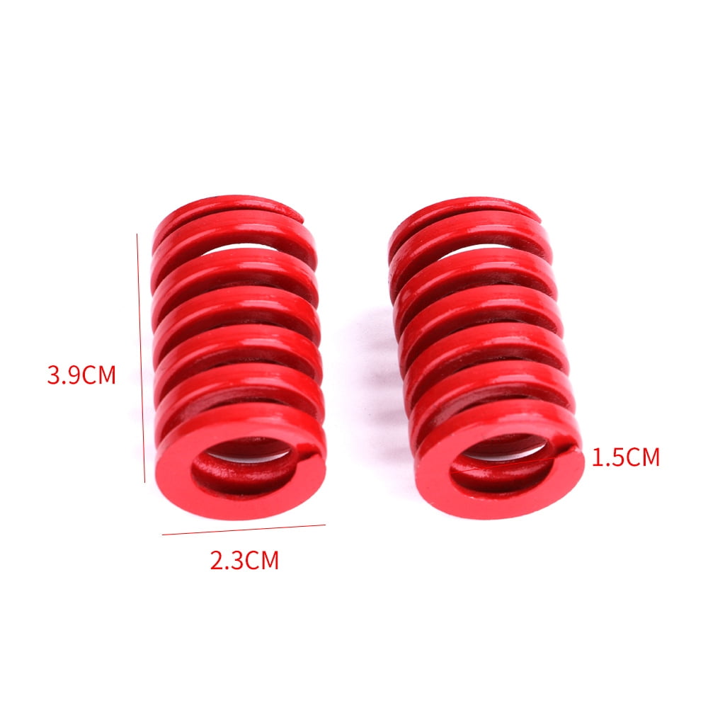Xusx111 - 6pcs Spring Mod Kits Modificación Accesorios De Piezas De La Primavera Rojo Trunk Tailgate Strut Support Spring, Od Spiral Stamping Compression Spring Replacement Model 3