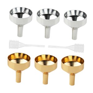 Bothyi - 6X Mini Embudo Ligero Robusto Multifuncional Para Rellenar Especias Arena Arte Pequeño