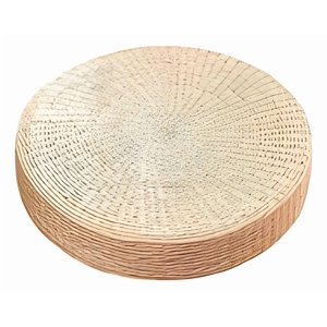Genérico - Cojín Decorativo Multifuncional Redondo Natural Yoga Jhn