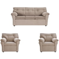 Muebles Altiro - Living Mateo 311 - Tela Felpa Beige