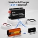 thumbnail image 2 of Cargador inversor DC HOUSE de 1200 W, 48 V a 120 V, 15 A, con doble toma, 2 of 9