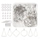 thumbnail image 3 of Kit De Fabricación De Aretes De 196 Piezas Parte Posterior De Aretes De Goma Transparente Para La Fabricación De Joyas, 3 of 5