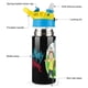 thumbnail image 3 of Rick y Morty: El Anime Botella de Agua con Tapa Pop Top de Un Toque, Acero Inoxidable, a Prueba de Fugas, para Deportes, Botella Infantil azul 12 oz, 3 of 6