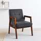 thumbnail image 2 of Sillón Marlow de Terciopelo - Gris Oscuro, 2 of 7