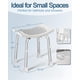 thumbnail image 3 of Silla de ducha HOMLAND ajustable para personas mayores de 400 kg, color gris claro, 3 of 8