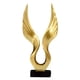 thumbnail image 1 of Estatuilla De La Escultura De La Resina De La Estatua De Las Alas Del águila / Del ángel Para El Ala Del Oro Casero, 1 of 3