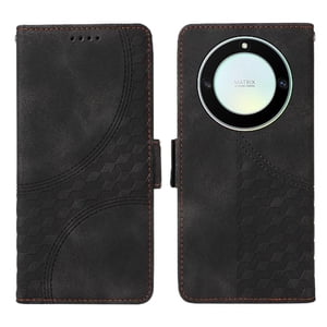 Carcasa Foxdock Honor X40 5G De Cuero Pu, Diseño Acolchado Clásico, Protección Contra Caídas Y Rayones