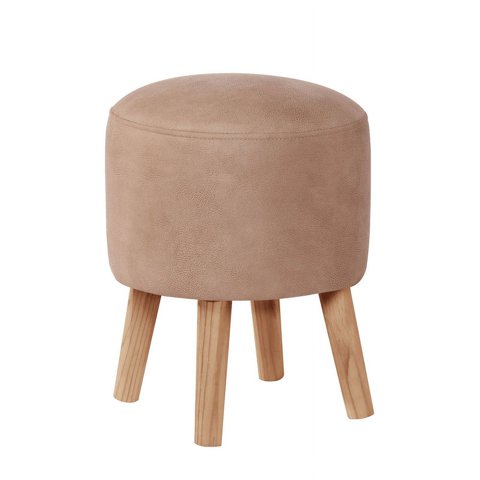 Latam Home - Pouf Nantes Cuero Kentucky Beige