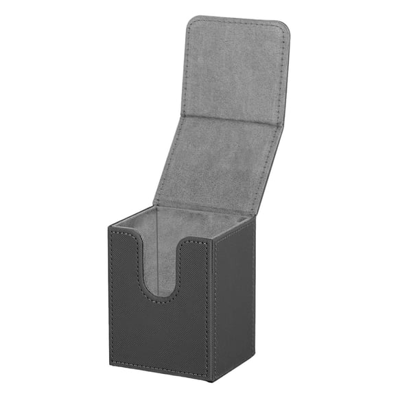 Trading Card Deck Box Caja De Almacenamiento De Tarjetas Con Funda Card Deck Storage Box Gris