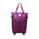 thumbnail image 1 of Bolsa De Lona Con Ruedas Para Ropa, Bolso De Mano Con Ruedas Para Exteriores, Deportes, Fitness, Color Morado Y Rojo, 1 of 5