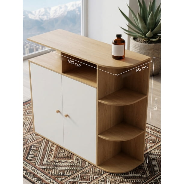 Zapatero Organizador De Gran Capacidad Multiusos Estilo Nórdico 100x100x40cm Madera y Blanco Diseño Funcional Almacenamiento Robusto