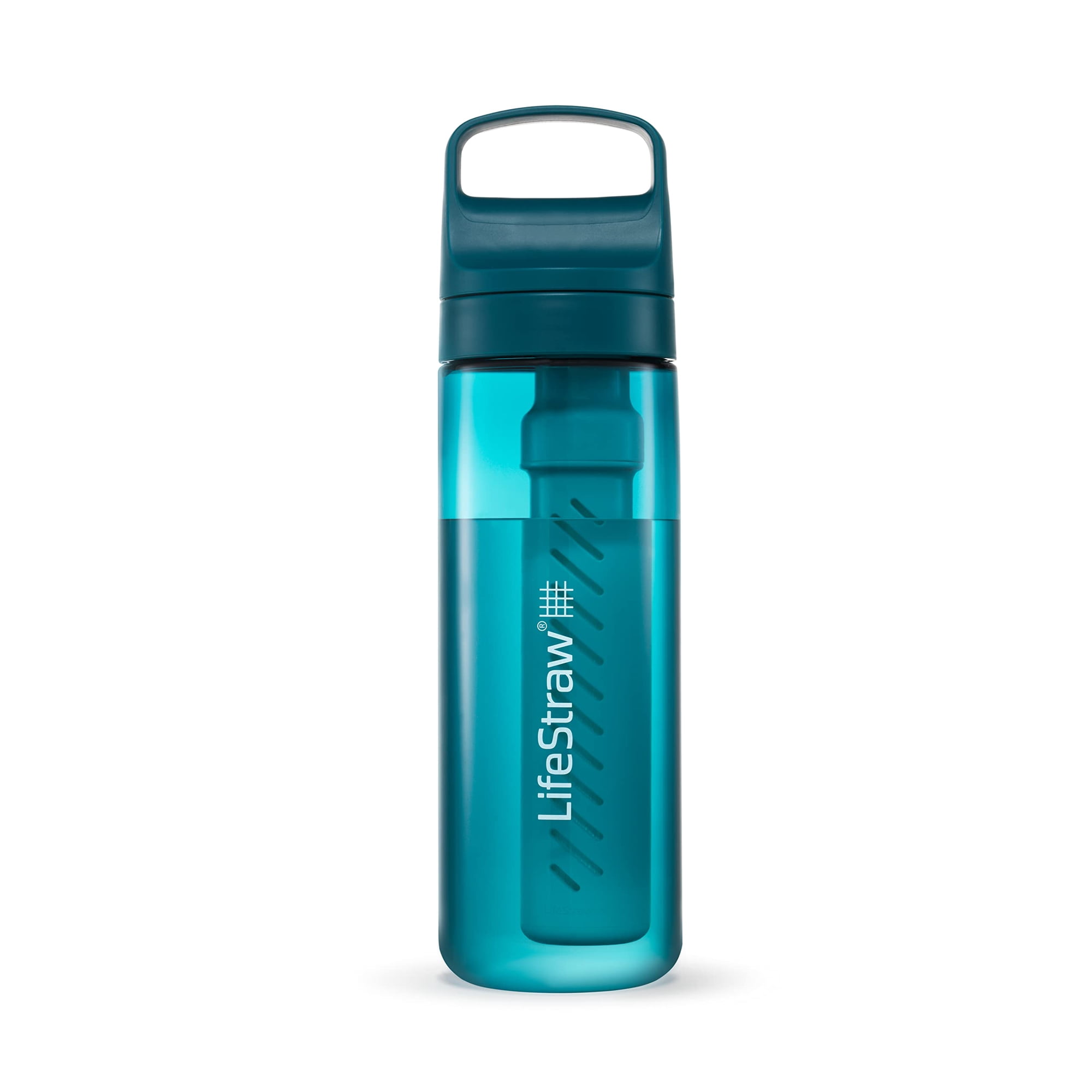 Botella Con Filtro De Agua Lifestraw Go Series 650 Ml Laguna Teal