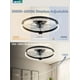 thumbnail image 3 of Ventilador de Techo Empotrado Lediary 50 cm Negro, 3 of 3