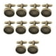 thumbnail image 1 of 10pcs 16mm Redondo Blanco Configuración De La Superficie De Base Gemelos Gemelos De Bronce Antiguo, 1 of 1