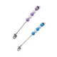 thumbnail image 3 of 2 Uds Tablero Ocupado Juguete Sensorial De Madera Habilidad Práctica Color Violeta Azul, 3 of 5
