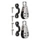 thumbnail image 2 of Kit De Carro De Anclaje Para Kayak Marino, 2 Bloques De Polea Con Tornillos, Hardware De Nailon, 2 of 5