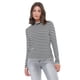 thumbnail image 1 of Polera Mujer Beatle Rib Negro/Blanco Corona, 1 of 5