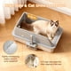thumbnail image 4 of Caja de arena Mutrelenx 2 unidades XL 58x37x25 cm Gris, 4 of 7