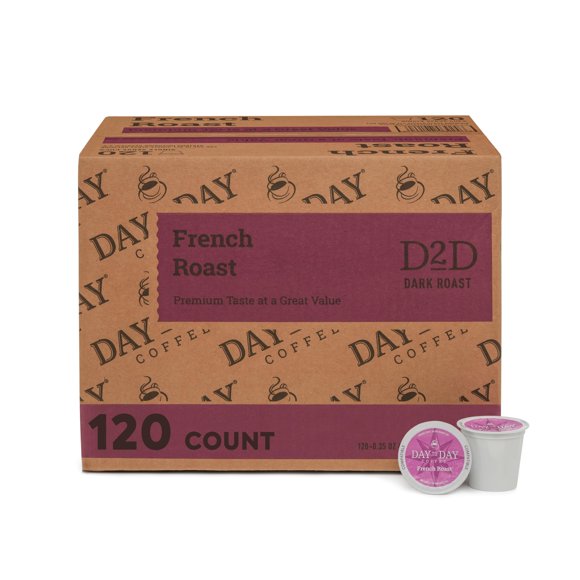 Cápsulas de café Day To Day French Roast – 120 unidades
