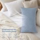 thumbnail image 3 of REGALWOVEN Protectores de Almohada con Sobre Tamaño Estándar 2 Piezas, Fundas de Almohada Transpirables Hipoalergénicas de Algodón para Hogar Hotel Azul Reina, 3 of 5