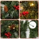 thumbnail image 3 of Guirnalda navideña de 1,8 m con luces, piñas y bayas rojas artificiales, guirnalda de pino, decoración navideña a pilas (1,8 m, con luz), 3 of 7