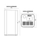 thumbnail image 3 of Calefactor a Pellet Milano Blanco Amesti, 3 of 8