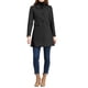 thumbnail image 3 of INSPIRE CHIC Abrigos de Invierno para Mujer Clásico Vintage de Longitud Media con Cuello Peter Pan y Abrigo de Botonadura Simple S Negro, 3 of 7
