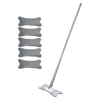 Bothyi - Trapeador Plano De Microfibra Para Limpieza De Pisos Tipo X Trapeador De Piso Plano Para Azulejo De Oficina