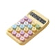 thumbnail image 1 of Calculadora De 10 Dígitos Hogar Papelería Finanzas Calculadora De Bolsillo Básica Portátil Amarilla, 1 of 5