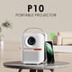 thumbnail image 3 of Proyector Mini Portátil, 240 Lúmenes ANSI Nativo 720P HD Proyector de Cine en Casa con Android 10, 2GB RAM 8GB ROM, Decodificación de Video 4K, USB Dual, WiFi y Bluetooth 4.2, Corrección Electróni..., 3 of 10