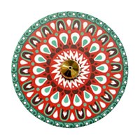 Bothyi - Soporte Para Incienso, Bandeja Para Cenizas De Incienso, Exquisita Para Dormitorio, Decoración Del Hogar, Sala De Estar, Color Rojo