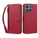 thumbnail image 1 of Funda Tipo Billetera para Motorola Moto G17 4G/G17 Power 4G con Soporte y Bolsillo con Cierre Rojo, 1 of 1