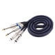 thumbnail image 5 of Cable De Audio Dual 1/4 "6.35mm A Dual RCA Phono Para Amplificador Mezclador 150cm, 5 of 5