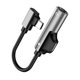 thumbnail image 2 of Adaptador De Conector De Auriculares 2 En 1 USB-C PD Para Auriculares Estéreo Auxiliares Plateado, 2 of 5