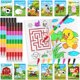 thumbnail image 1 of Minilibros para colorear BenLouis, 24 animales de granja con 24 crayones, 1 of 7