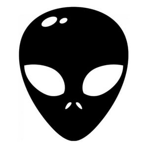 Rienda Libre Graphics - Decomural Alien Face Space Ufo Ws-15769