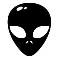 Rienda Libre Graphics - Decomural Alien Face Space Ufo Ws-15769